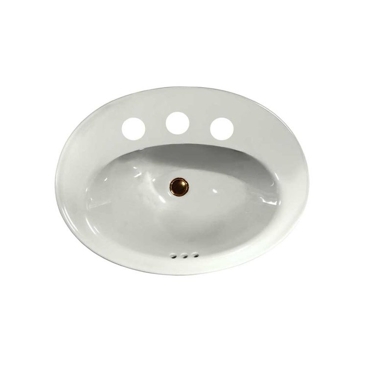 KOHLER Serif Self-Rimming Bathroom Sink, 8in Centers, Dune - K-2075-8-NY