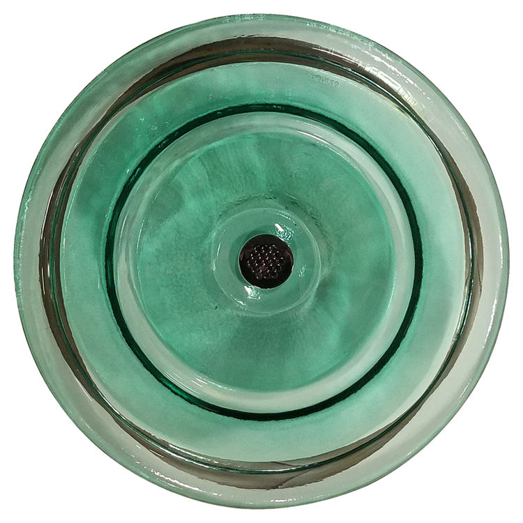 KOHLER K-2276-TG2 Spun Glass Vessel Bathroom Sink, Translucent Dew