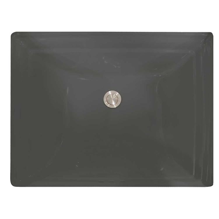 Kohler Memoirs Rectangular Undermount Lavatory, Vitreous China, Thunder Grey - K-2339-58