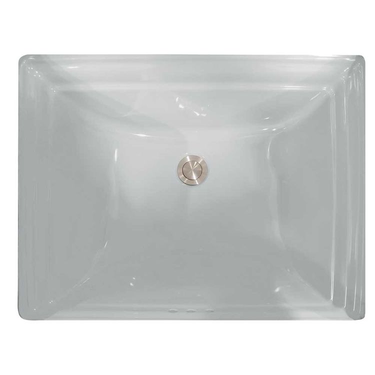 Kohler Memoirs Rectangular Undermount Lavatory, Vitreous China, Ice Grey - K-2339-95
