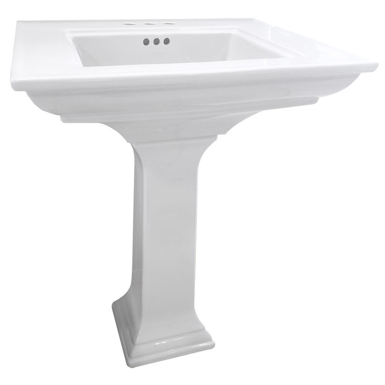 KOHLER K-2344-8-0 MEMOIRS STATELY 24" PEDESTAL LAVATORY