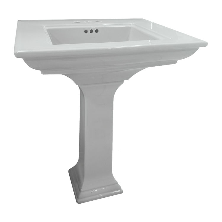 KOHLER K-2344-8-95 MEMOIRS STATELY 24" PEDESTAL LAVATORY