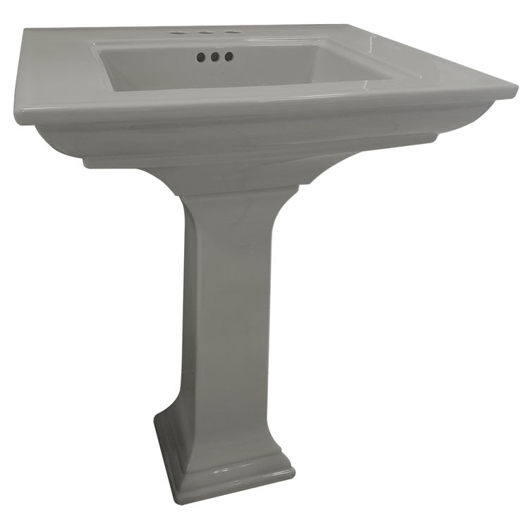 KOHLER K-2344-8-K4 MEMOIRS STATELY 24" PEDESTAL LAVATORY