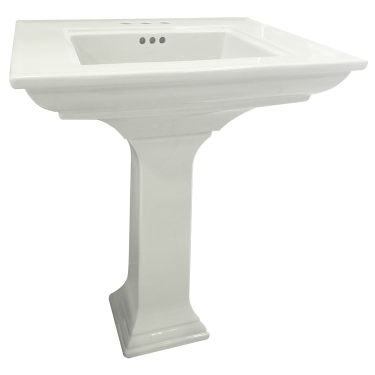 KOHLER K-2344-8-NY MEMOIRS STATELY 24" PEDESTAL LAVATORY