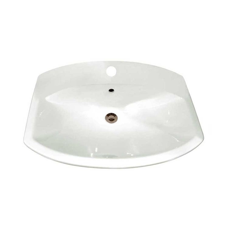KOHLER Cimarron Bathroom Sink, Self-Rimming, Single Hole, Dune - K-2351-1-NY