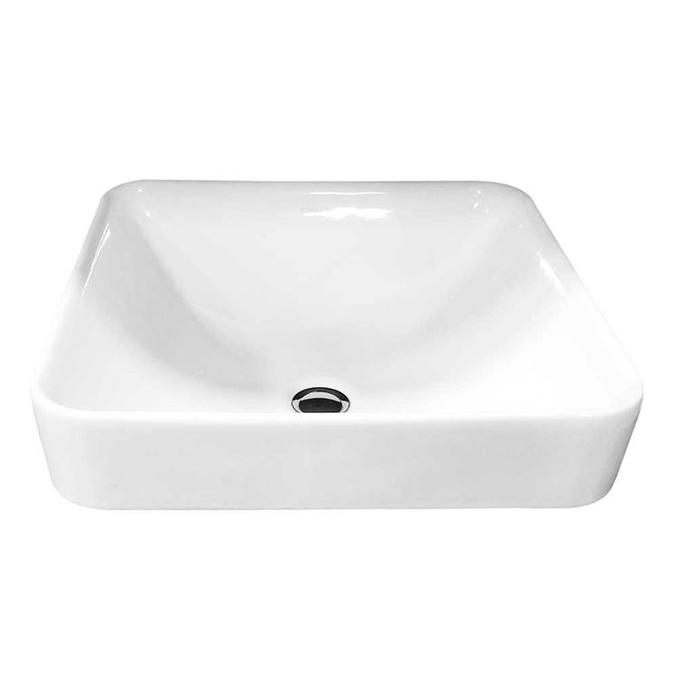 KOHLER K-2661-0 Vox Square Vessel Bathroom Sink, White