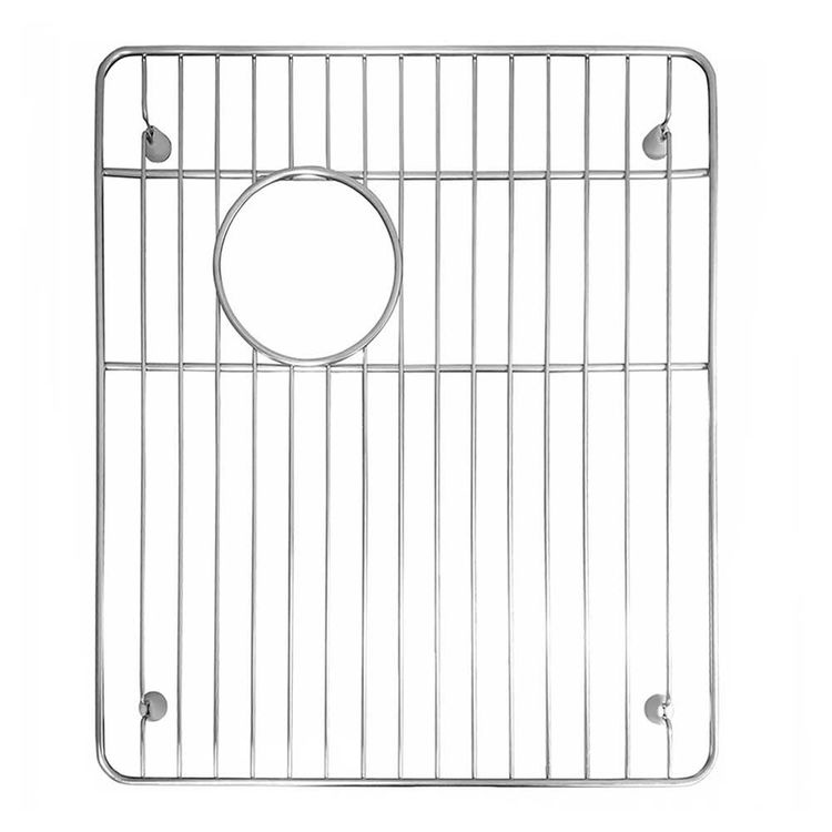 KOHLER K-9234-ST Riverby 16-1/16" L x 14-5/16" W Basin Rack with Rubber Feet, Stainless Steel