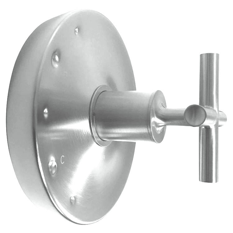 Kohler Purist Rite-Temp Valve Trim, Cross Handle, Polished Chrome - K-TS14423-3-CP