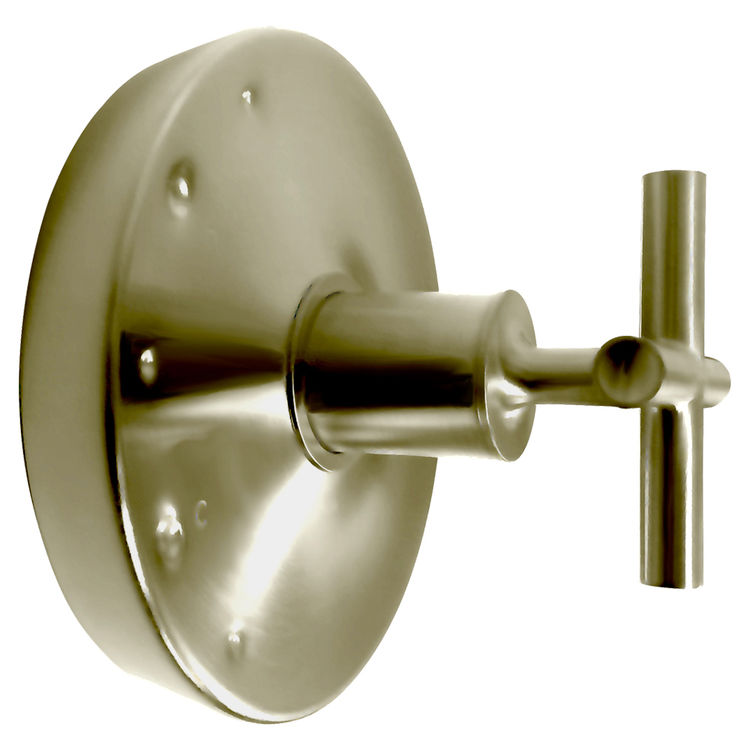 Kohler Purist Rite-Temp Valve Trim, Cross Handle, Polished Nickel - K-TS14423-3-SN