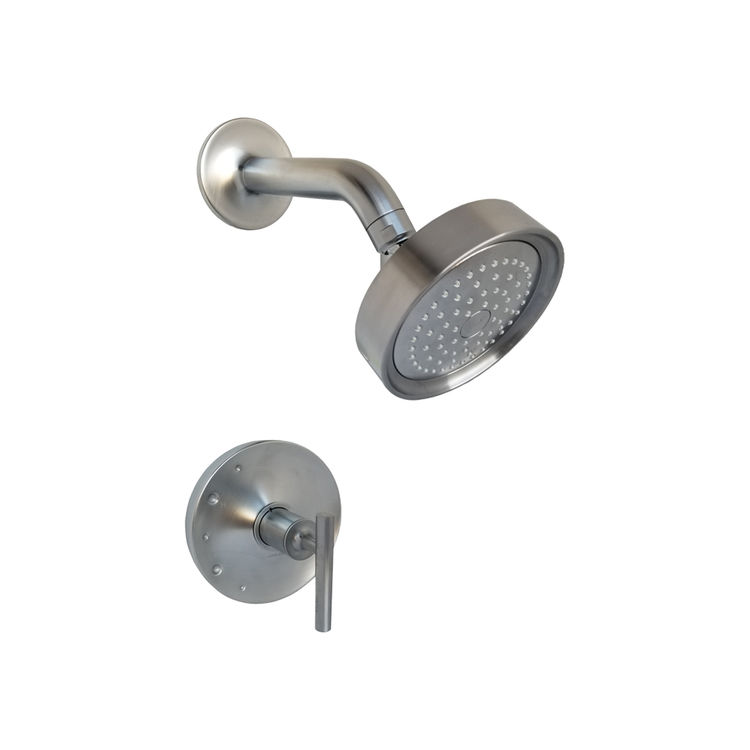 KOHLER K-TS14422-4-BN Purist Rite-Temp Shower Trim with Lever Handle and 2.5 gpm Showerhead, Brushed Nickel