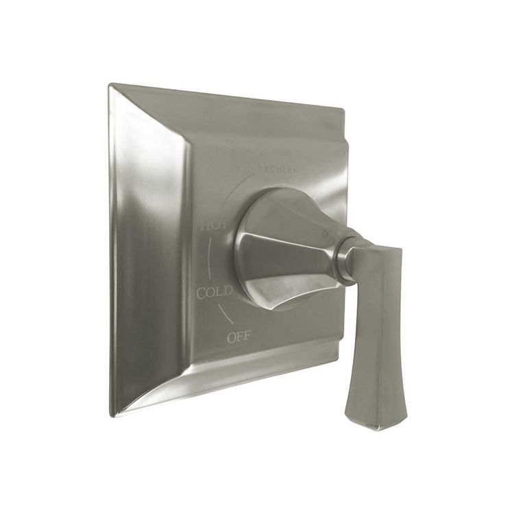 Kohler Memoirs Stately Rite-Temp Valve Trim, Lever Handle, Brushed Nickel - K-TS463-4V-BN