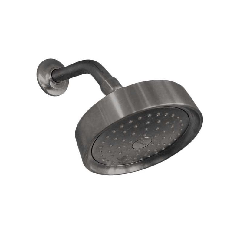 Kohler Purist Wall Mount Single-Function Showerhead, 2.5 GPM, Katalyst Technology, MasterClean, Round, Vibrant Titanium - K-965-AK-TT