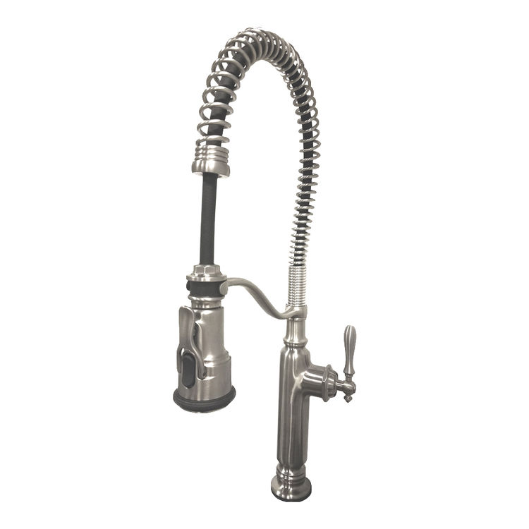 Kohler Tournant Semi-Professional Pull-Down Kitchen Sink Faucet, Three-Function, MasterClean, DockNetik, 1.5 GPM, Vibrant Stainless - K-77515-VS