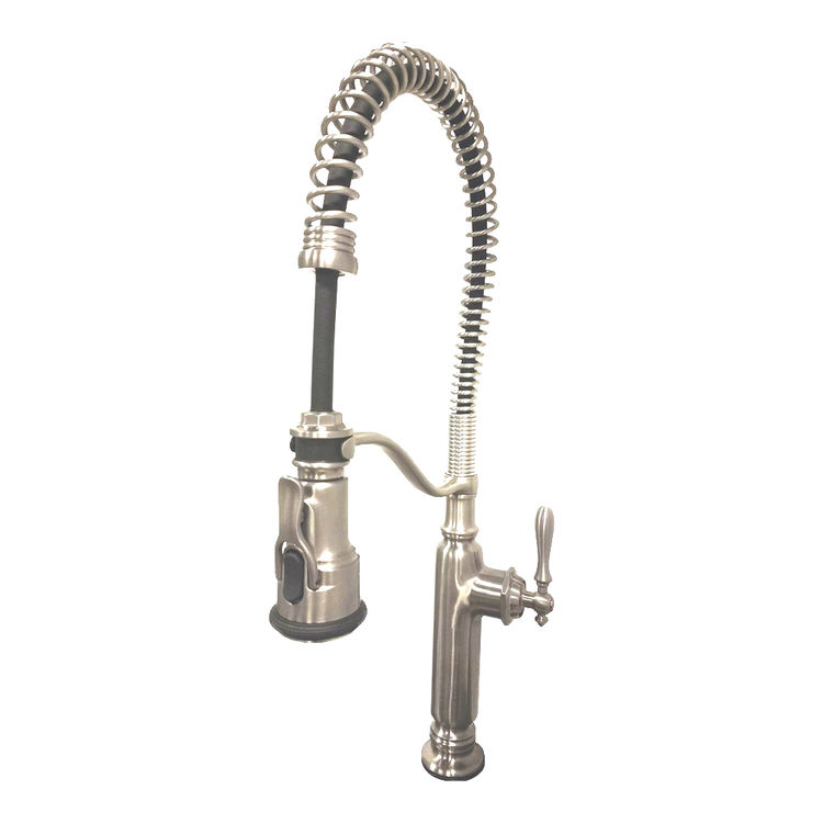 Kohler Tournant Semi-Professional Pull-Down Kitchen Sink Faucet, Three-Function, MasterClean, DockNetik, 1.5 GPM, Polished Nickel - K-77515-SN