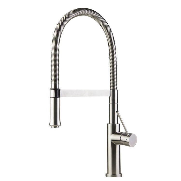 ALFI AB2015 Gooseneck Kitchen Faucet - Brushed