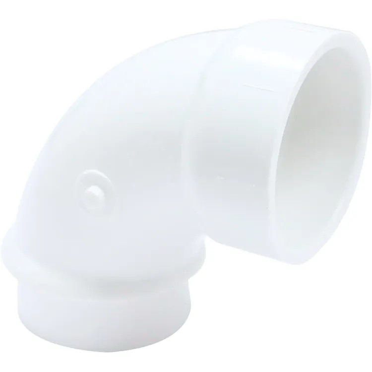1-1/2" PVC 90-Degree Elbow DWV (Drain Waste and Vent) - Spigot x Hub