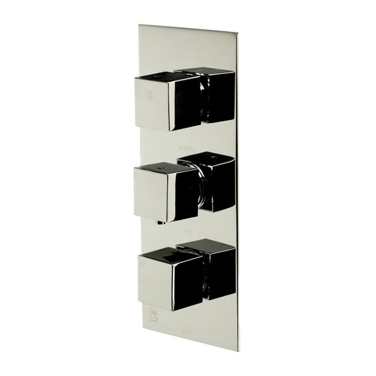 Alfi AB2701-PC Thermostatic 2-Function Valve Trim with Rough - Polished Chrome