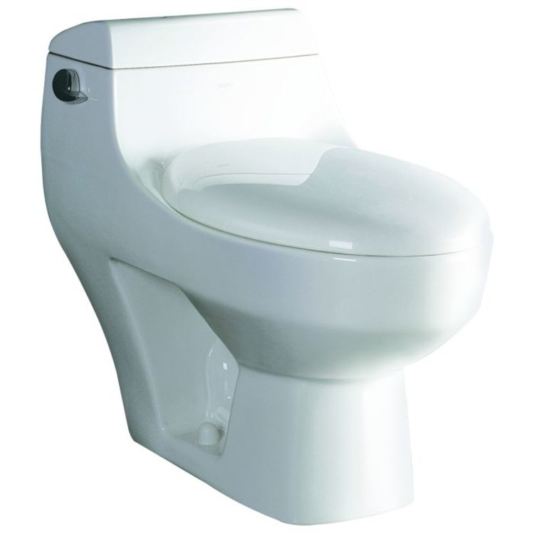 EAGO TB108 One Piece Elongated Toilet - White