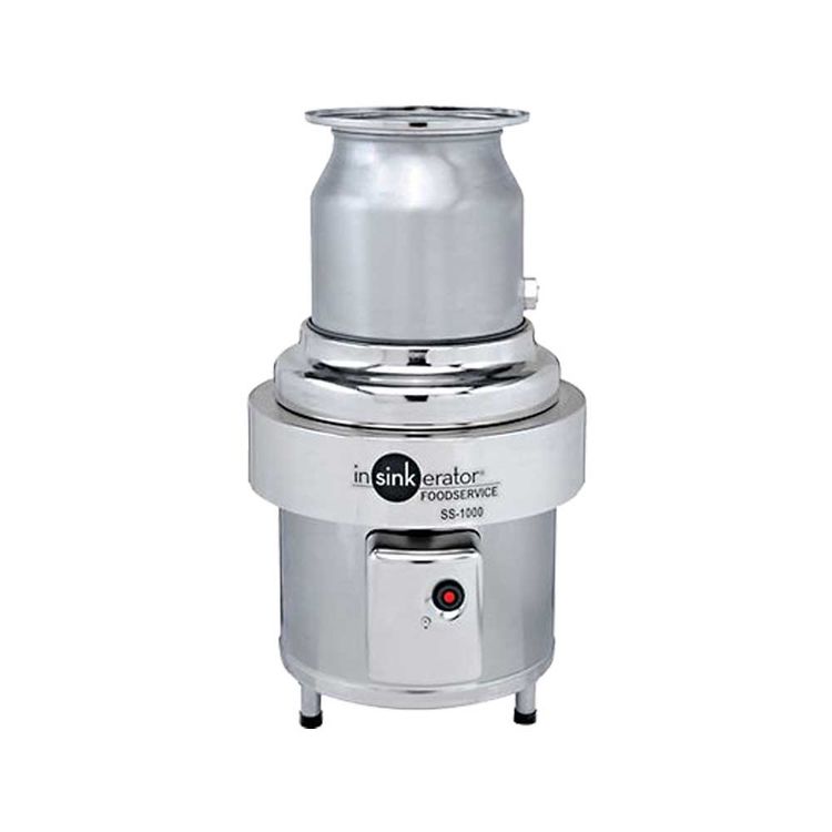 InSinkErator 13392B SS1000-12 Short Garbage Disposal, 208-230/460V