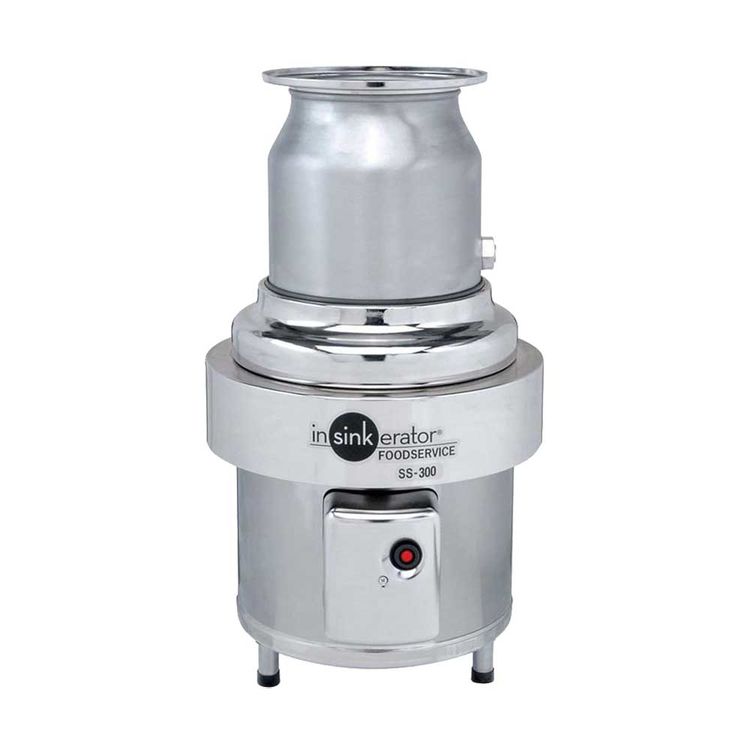 InSinkErator 13389B SS300-27 3-Phase Short Garbage Disposal - 3 HP