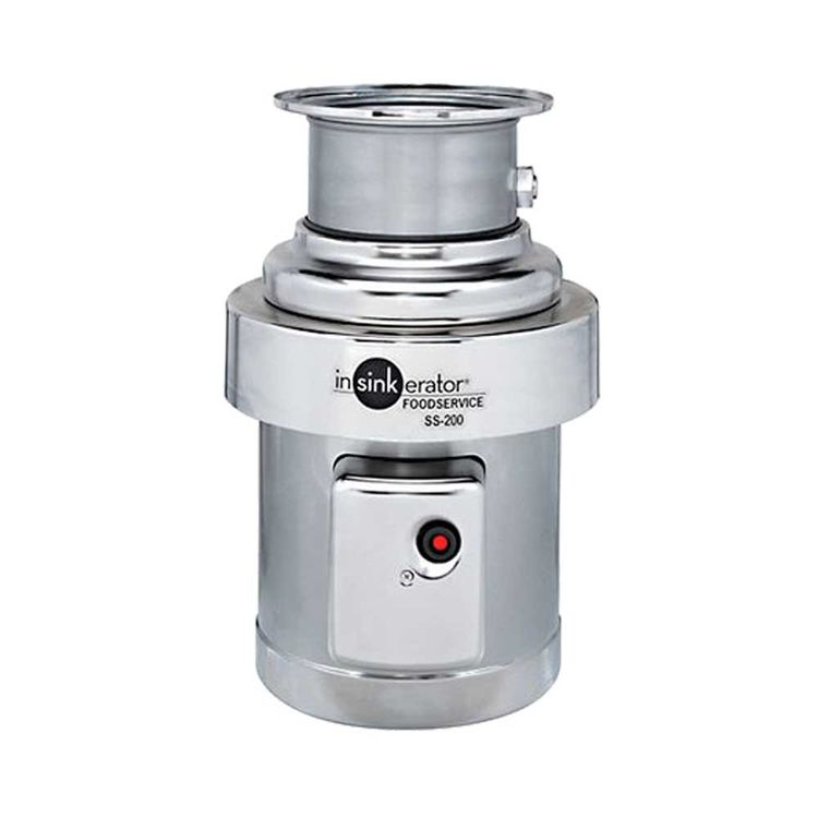 InSinkErator 13663D SS200-31 1-Phase Short Commercial Garbage Disposal - 2 HP