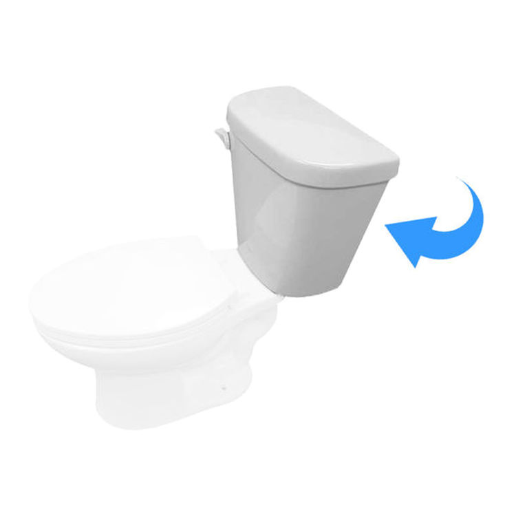 ProStock Toilet Tank Only, 1.28 GPF, White, PST100