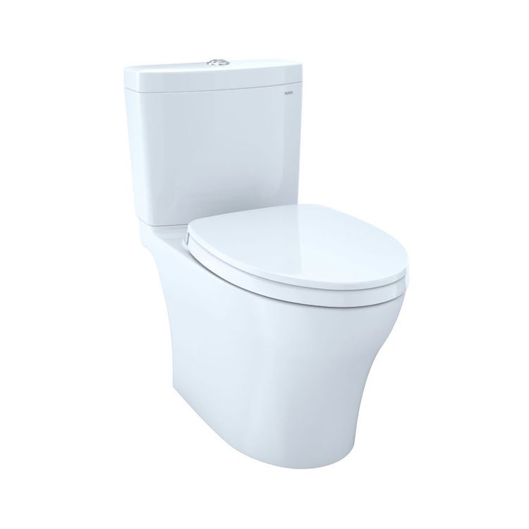 TOTO MS446124CUMG#11 Aquia IV Toilet w/ WASHLET+ Connection - 1.0 gpf, Colonial White, Two-Piece, Elongated