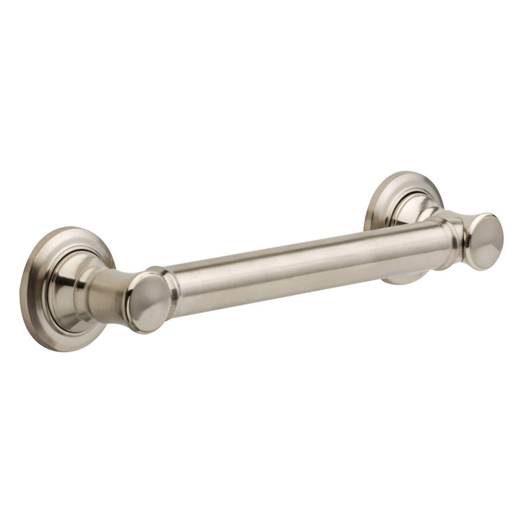 Brizo Classic 12" Grab Bar, Brushed Nickel - 69210-BN