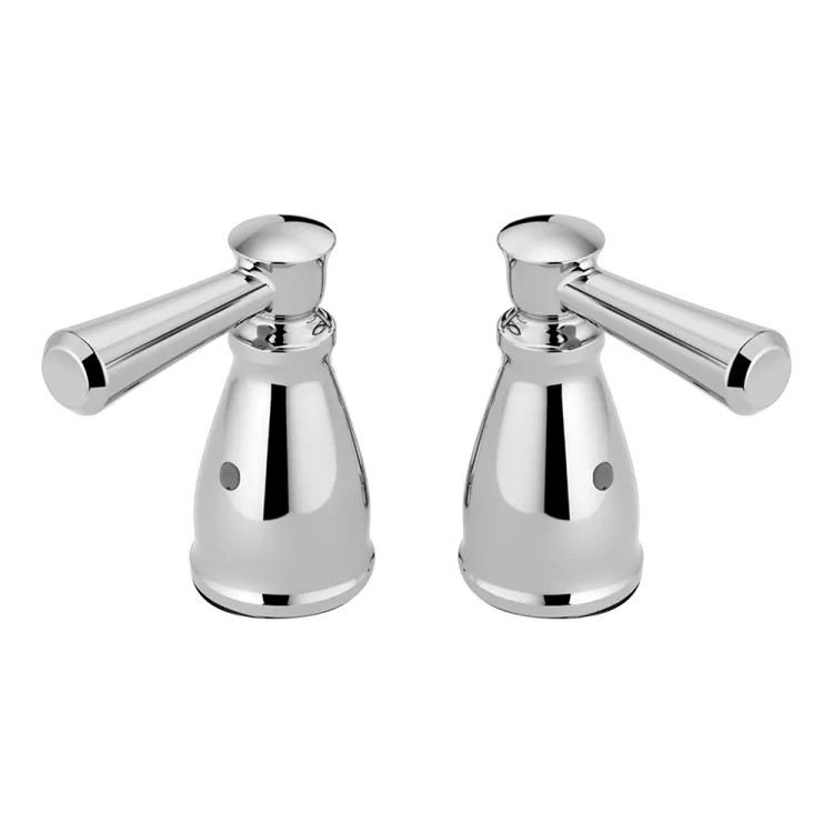 Delta Linden 3-1/4in Chrome Replacement Metal Lever Handle for Two-Handle Bathroom Faucet, ADA-Compliant - H293