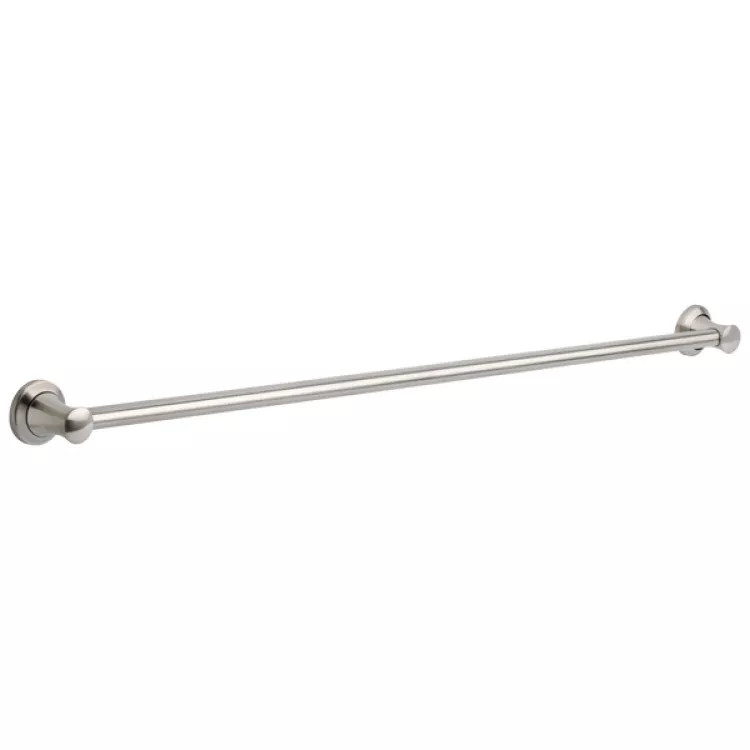 Delta 42" Transitional Round Decorative Grab Bar, ADA-Compliant, Concealed Mounting, Stainless - 41742-SS
