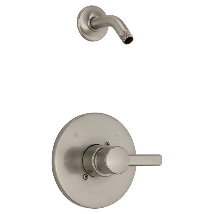 Peerless Precept MultiChoice 6-Setting Shower Faucet with Pressure Balance Cartridge, Less Showerhead, Trim Only, 1.5 GPM, Brushed Nickel - PTT188782-BNLHD