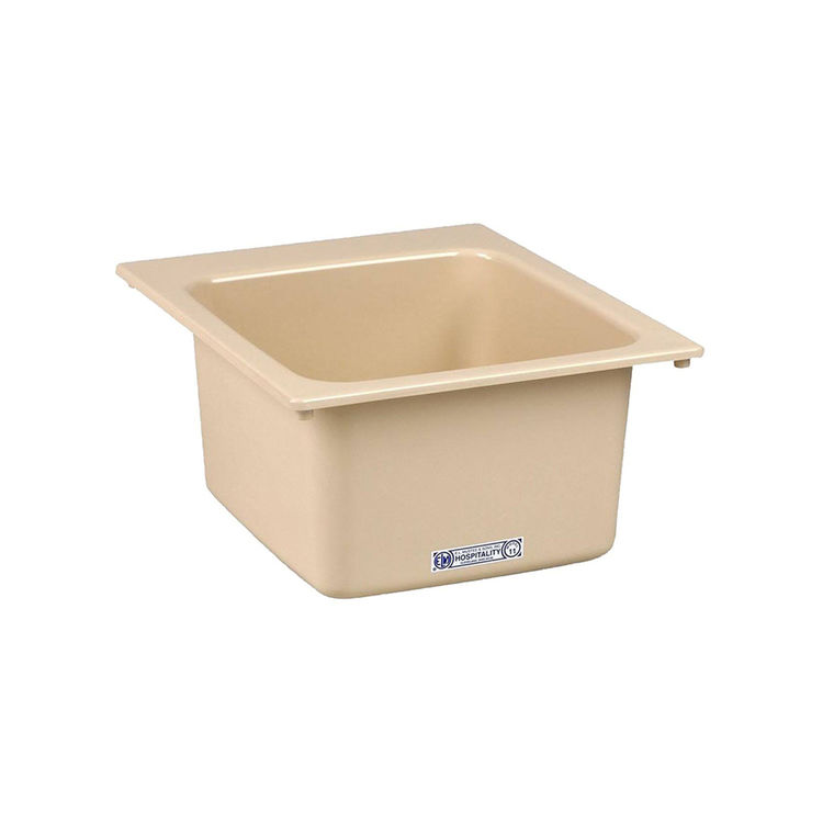 MUSTEE 11BN 25"x22" DROP IN UTILITY SINK BONE