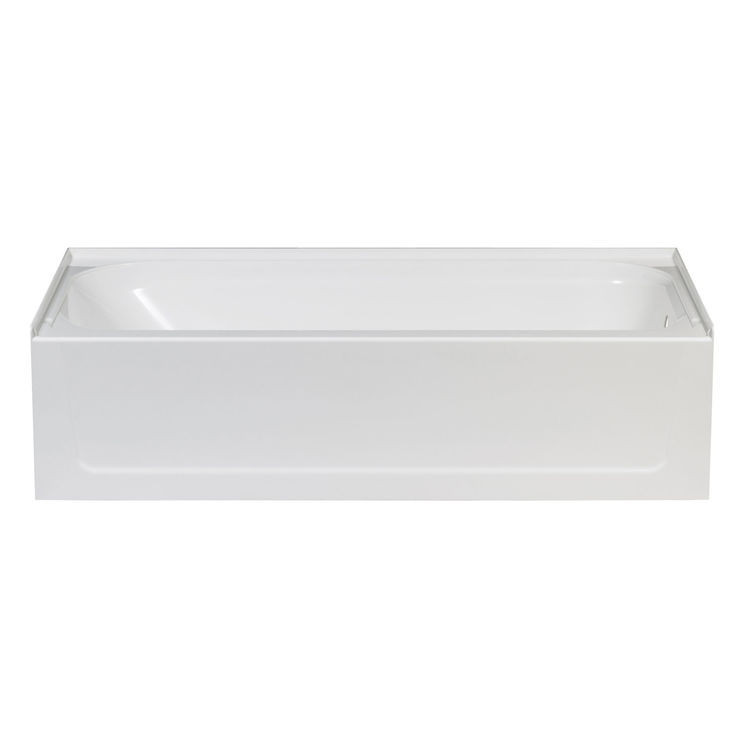 MUSTEE T6030R 60"x30" FIBERGLASS BATH TUB RIGHT WHITE