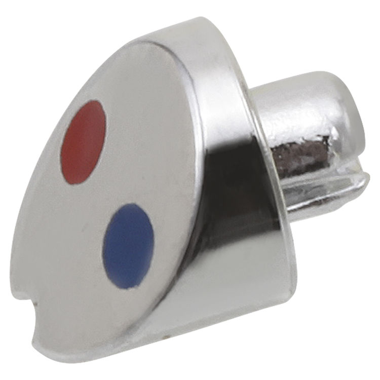 Delta RP54234 Delta Hot/Cold Indicator Button/Blue Button (Chrome)