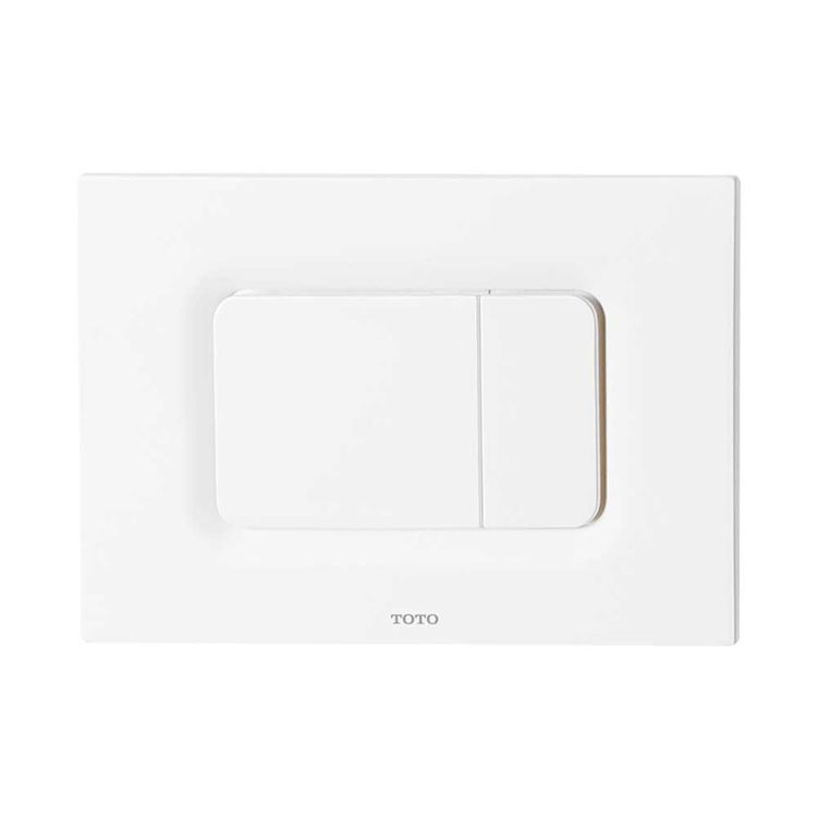TOTO Square Dual Button Push Plate for RP In-Wall Tank - Matte White (YT920#WH)