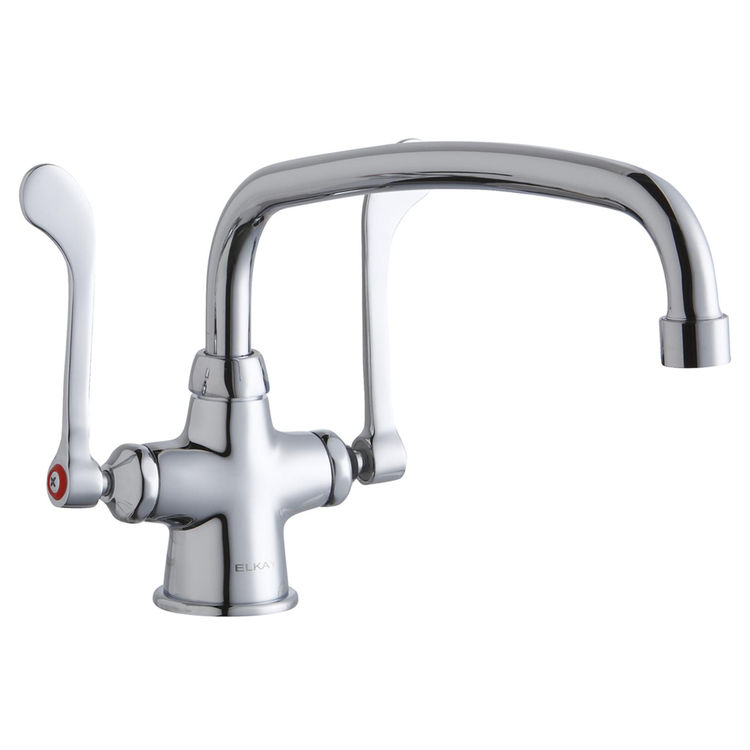 Elkay LK500AT12T6 Deck Mount 1Hole, Arc Tube 12In Spout, 1
