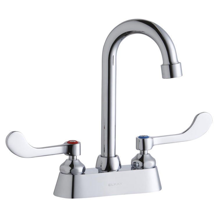 Elkay LK406GN04T4 Centerset with Exposed Deck Faucet, Chrome