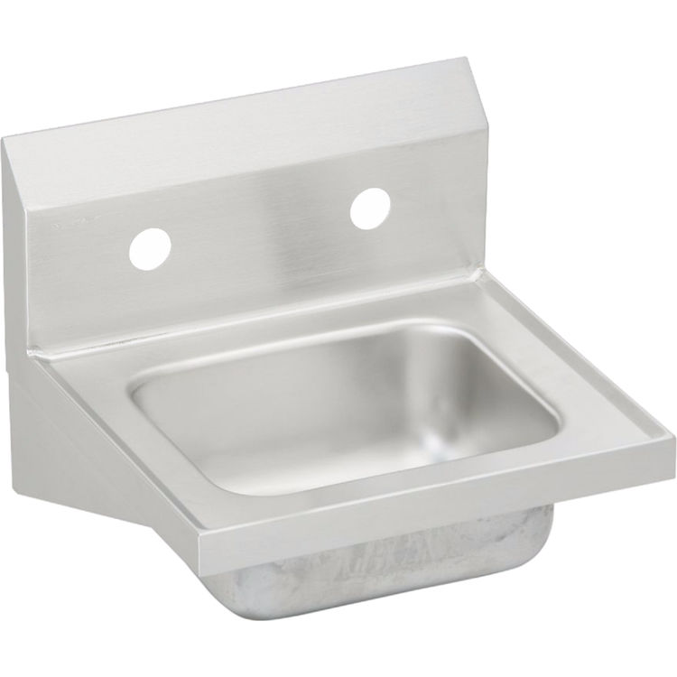 Elkay CHS17162 Stainless Steel Single Bowl Wall Hung Handwash Sink - Buffed Satin