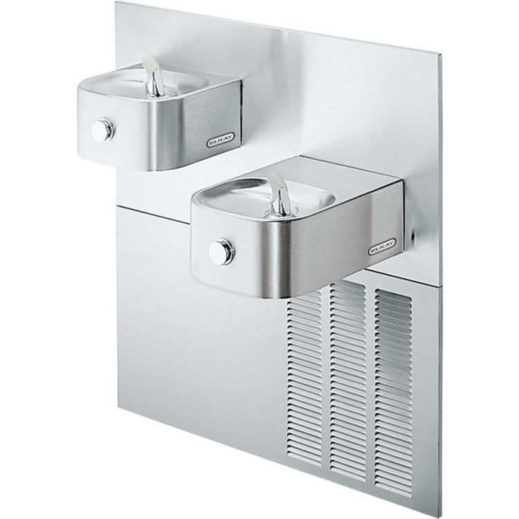 Elkay LNTE82K Bi-Level Soft Sides Fountain w/ Filter & Chiller, 220V