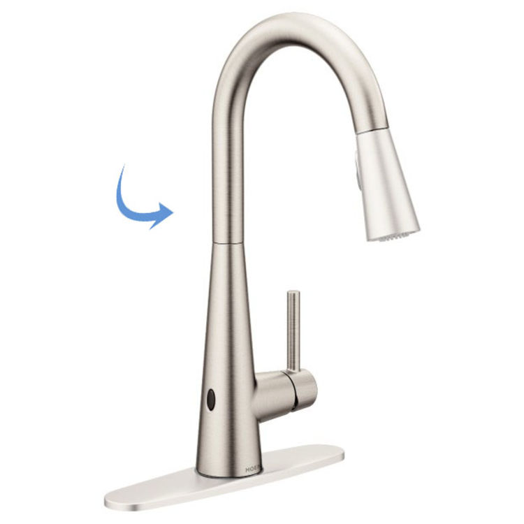Moen 191001SRS Sleek Wave Faucet Assembly Kit - Spot Resist Stainless