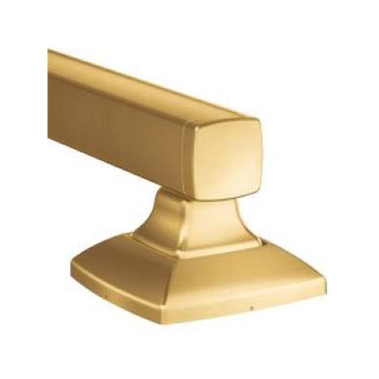 Moen Voss 18" Designer Grab Bar, ADA-Compliant, SecureMount, Brushed Gold - YG5118BG 