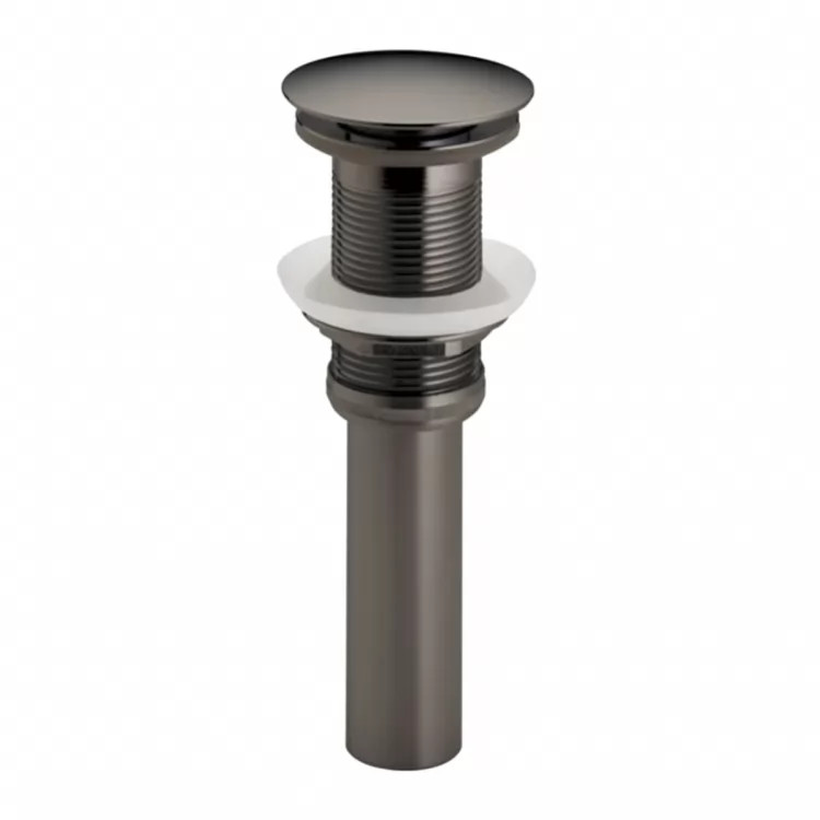 Brizo RP72413SL Push Button Pop-Up Drain without Overflow, Luxe Steel