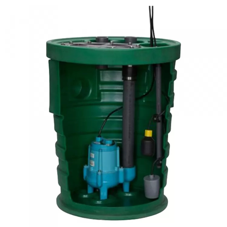 Little Giant Pit+Plus SR 20”x30” Premium Simplex Pump System, ECM Switch, 4/10 HP, 2" Vent, 3" Discharge - 9SP2V3D (509689)