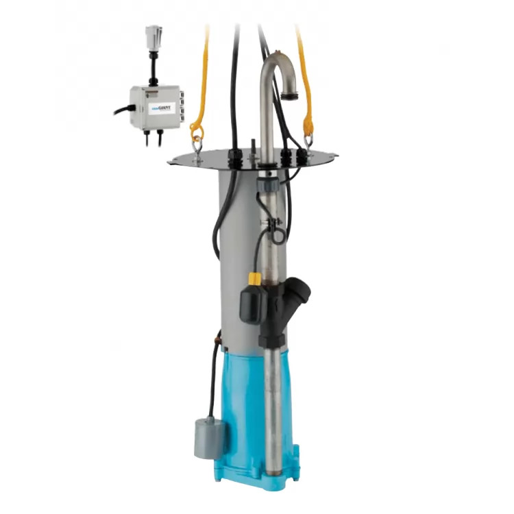 Little Giant Grinder Retrofit Kit, 1-1/4-inch NPT Piping, 1-1/4-Inch Cast Iron Anti-siphon, 2 HP, 230 Volts, 3450 RPM - GP-A-RFKT 520835