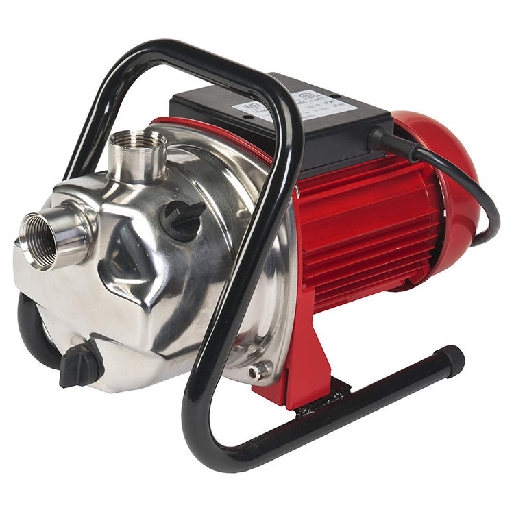 Red Lion Self-Priming Sprinkler Utility Pump with 8' Cord, 3/4 HP, 11 GPM, 115 V, 1" FNPT, 25' Lift, Stainless Steel - RJSE-75SS (614432)