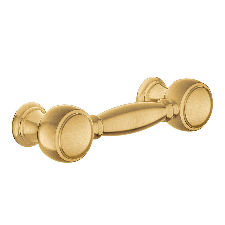 Moen YB8407BG Weymouth Drawer Pull, Brushed Gold