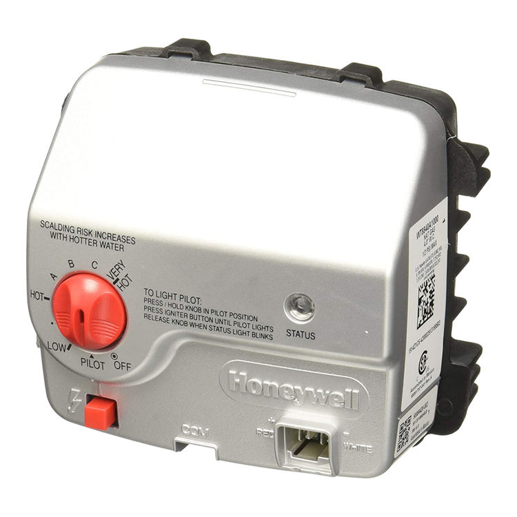 Honeywell WT8840A1000 Water Heater Gas Control Valve, 1" insulation tank, 4" WC setting