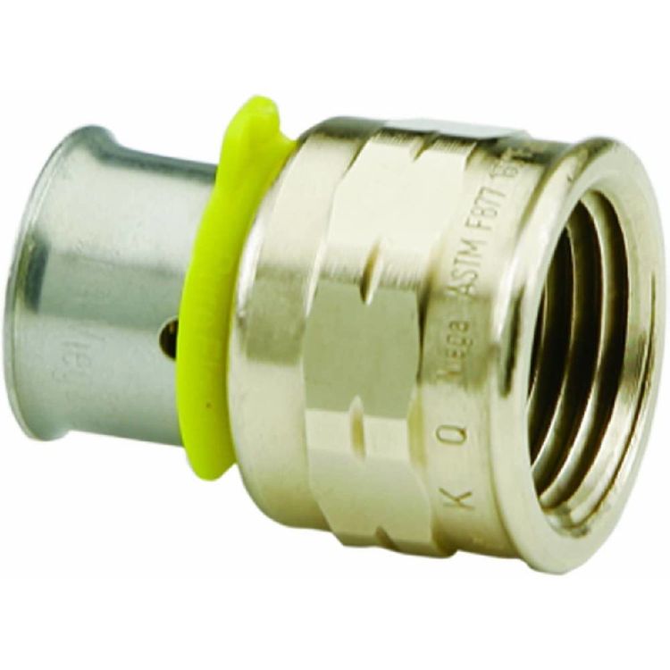 PXPPFE1234 1/2" x 3/4" BRASS PEX PRESS FEMALE ADAPTER