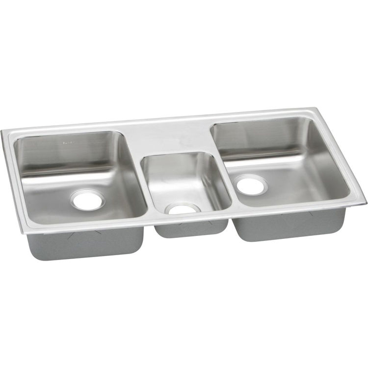 Elkay PSMR43220 Pacemaker Stainless Steel Triple Bowl Sink