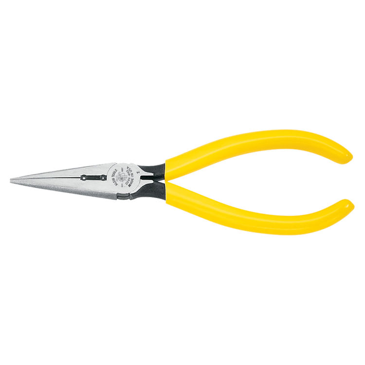 KLEIN D203-6H2 6" LONG NOSE SIDE CUTTING PLIERS